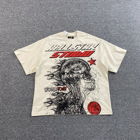 Camisa Hellstar  "Cranium Cream”