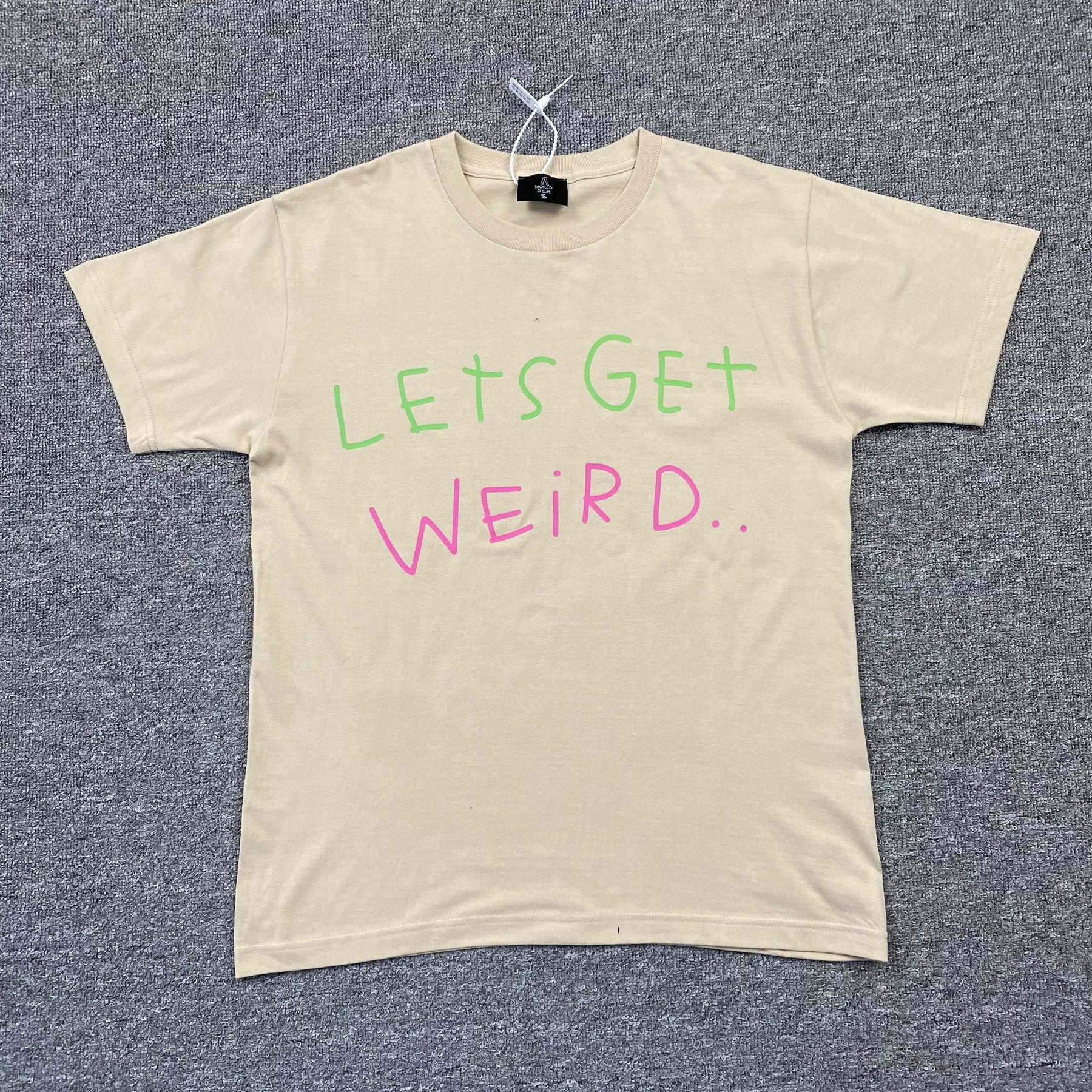 Camisa Cactus Jack “Lets Get Weird” ( Bege )