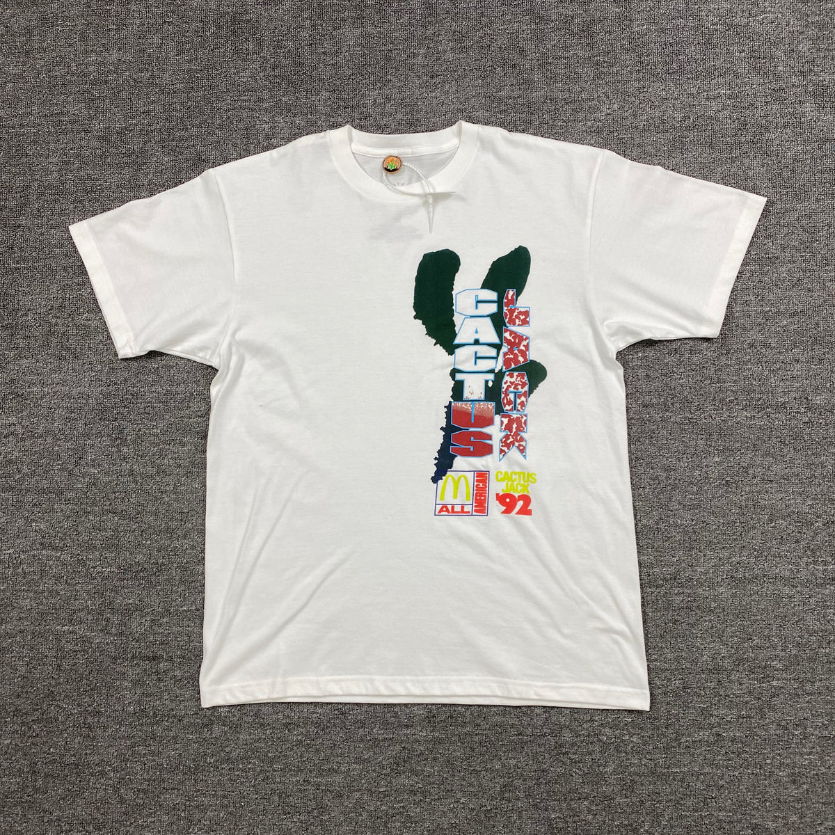 Camisa Cactus Jack x Mc Donald's “92” ( Branca )