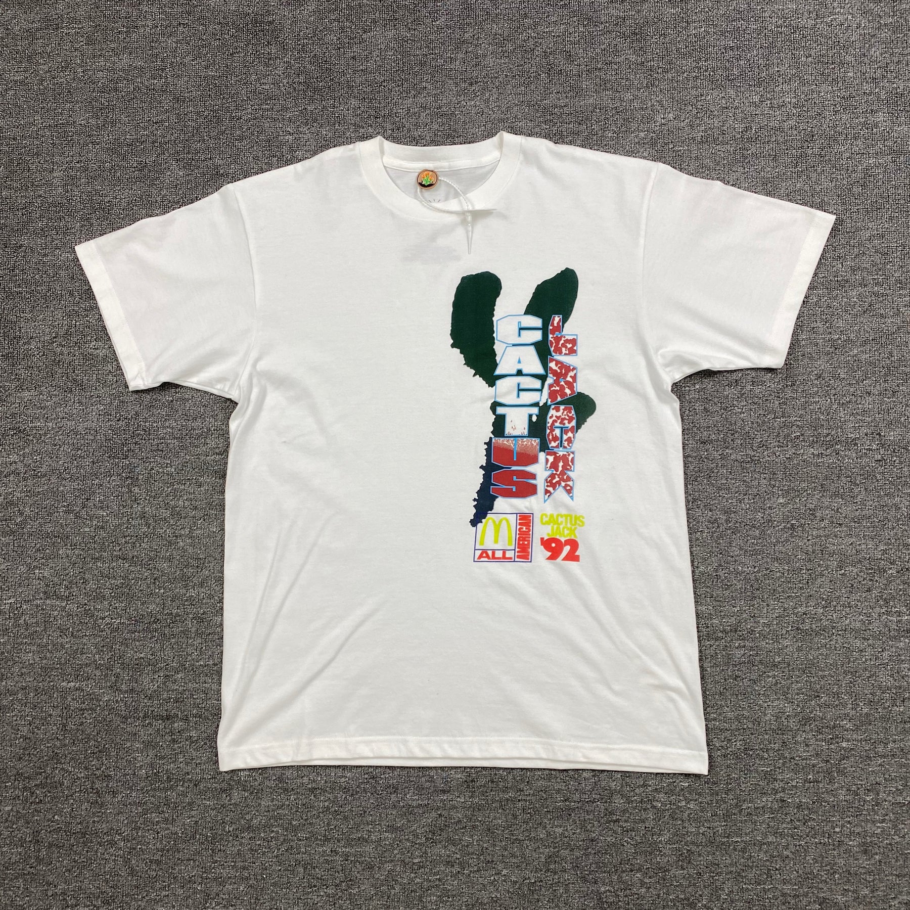 Camisa Cactus Jack x Mc Donald's “92” ( Branca )