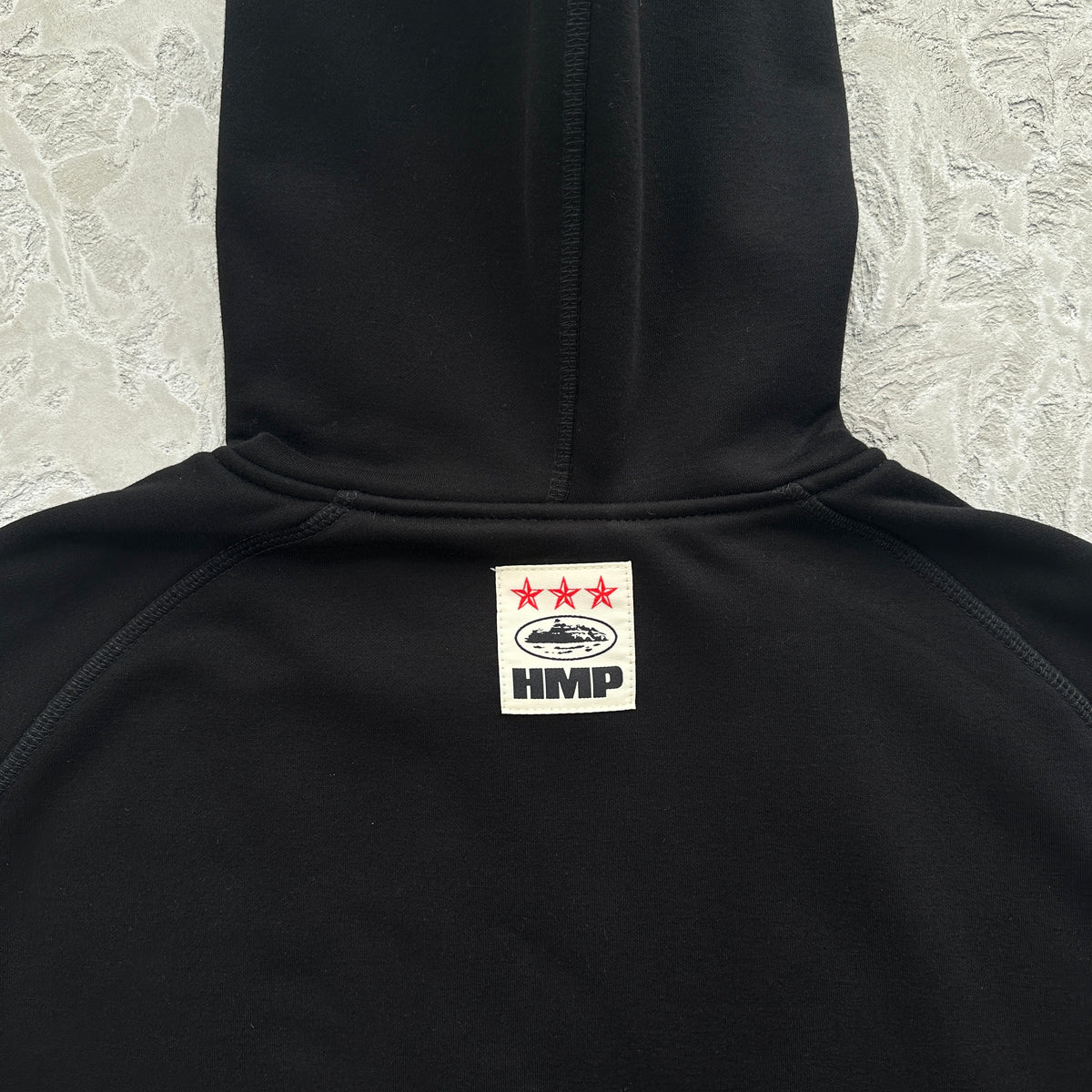 Conjunto Corteiz “HMP Open Hem” ( Preto )