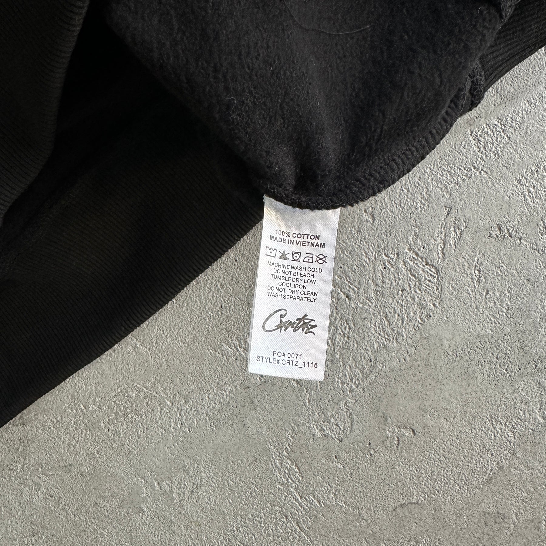 Conjunto Corteiz “Satin C-Star Applique” ( Preto )