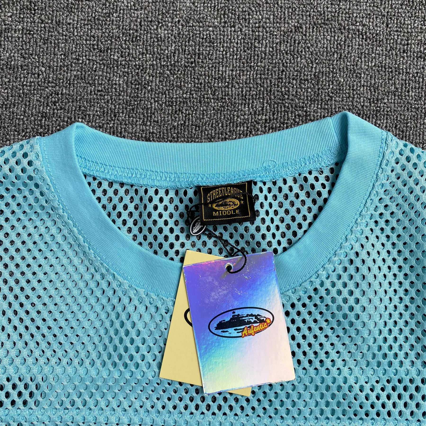 Camisa Corteiz “Open Mesh Panel”