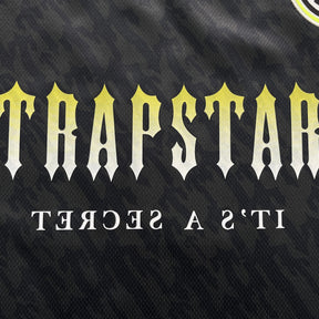 Camisa Trapstar “Football Jersey Black Gold” (Its a Secret)