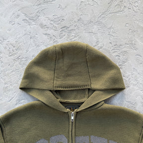 Moletom Corteiz “College Knit Zip ” ( Verde )