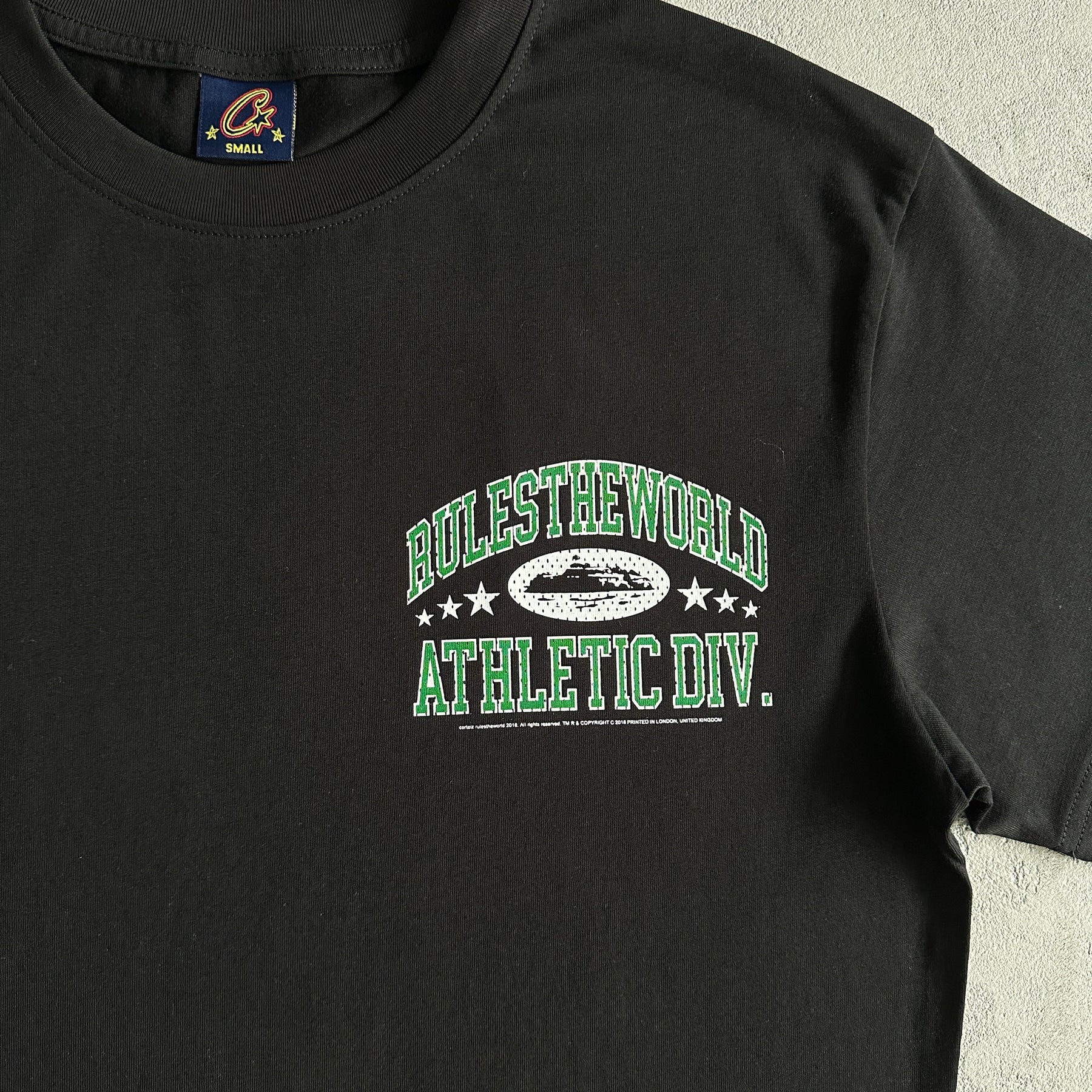 Camisa Corteiz ”Athletic Div” ( Preta )