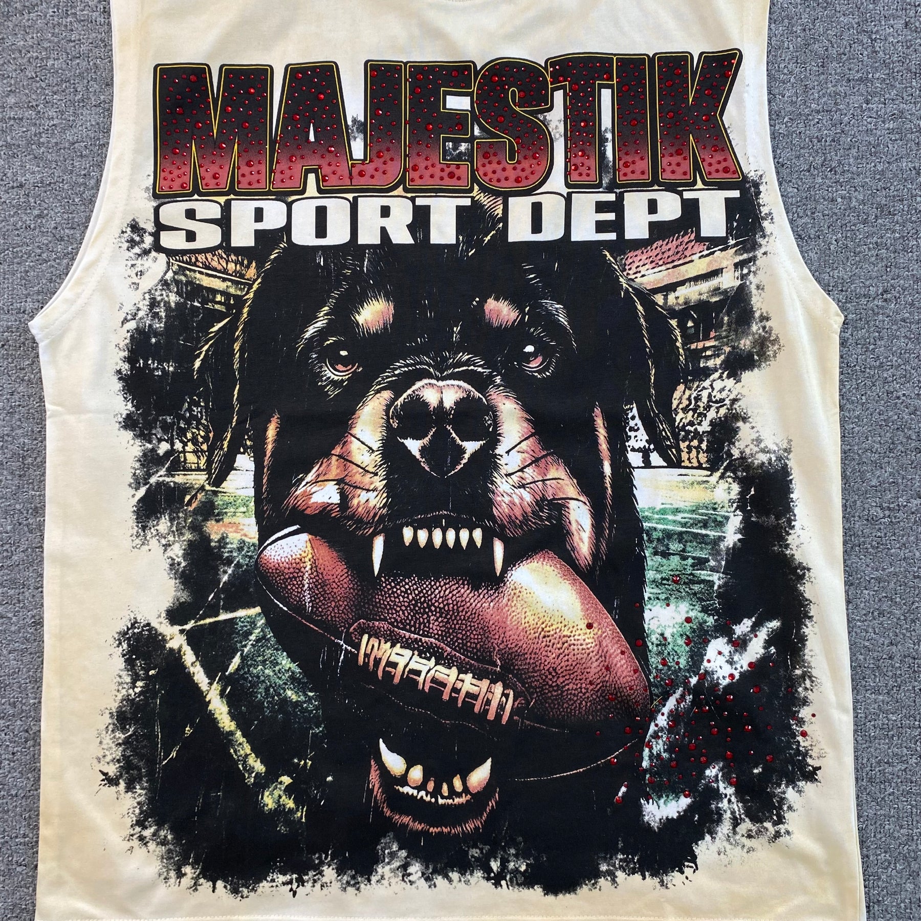 Camisa Majestik “American Football Dog”