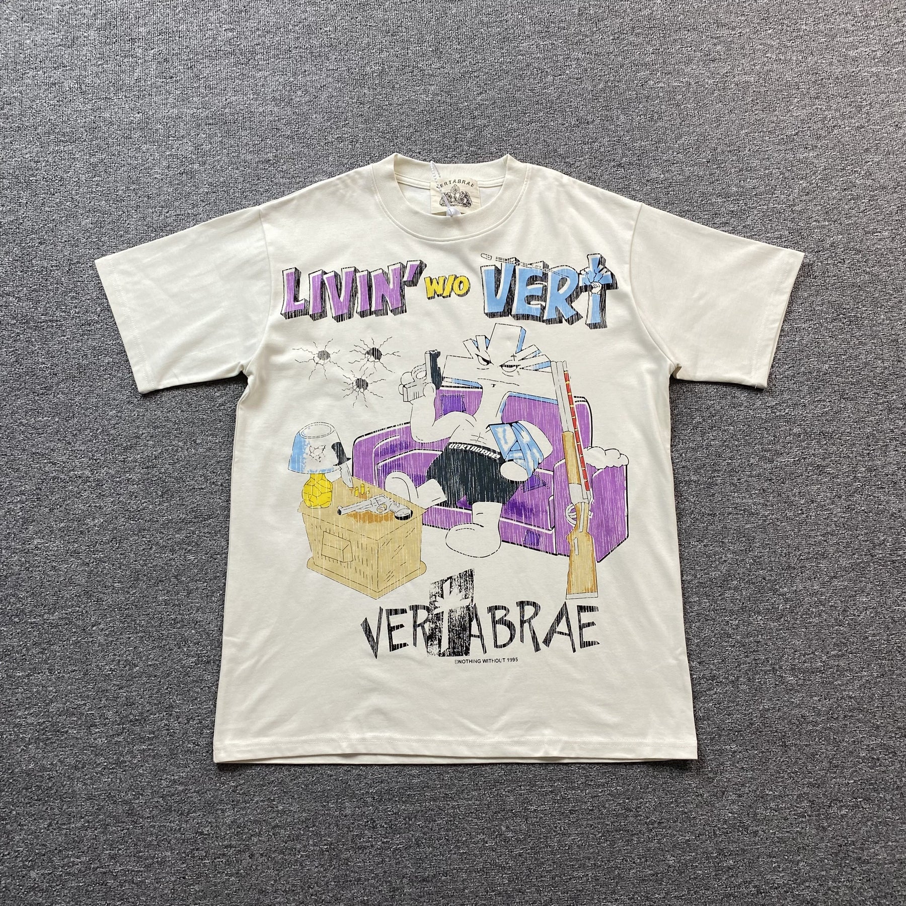 Camisa Vertabrae “Livin' W/O Vert”