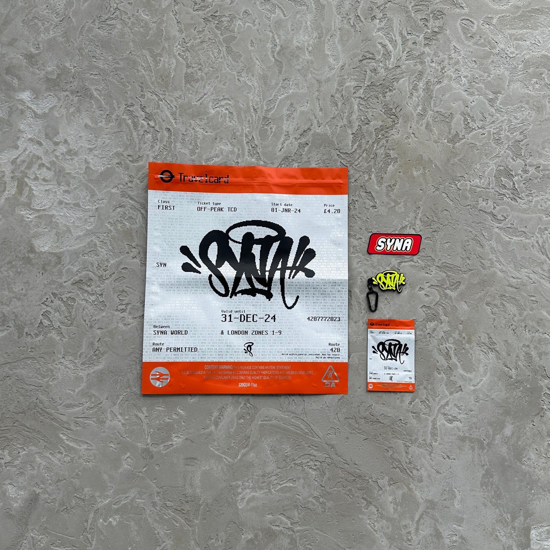 Conjunto Syna World “Team Pipe“ ( Preto )