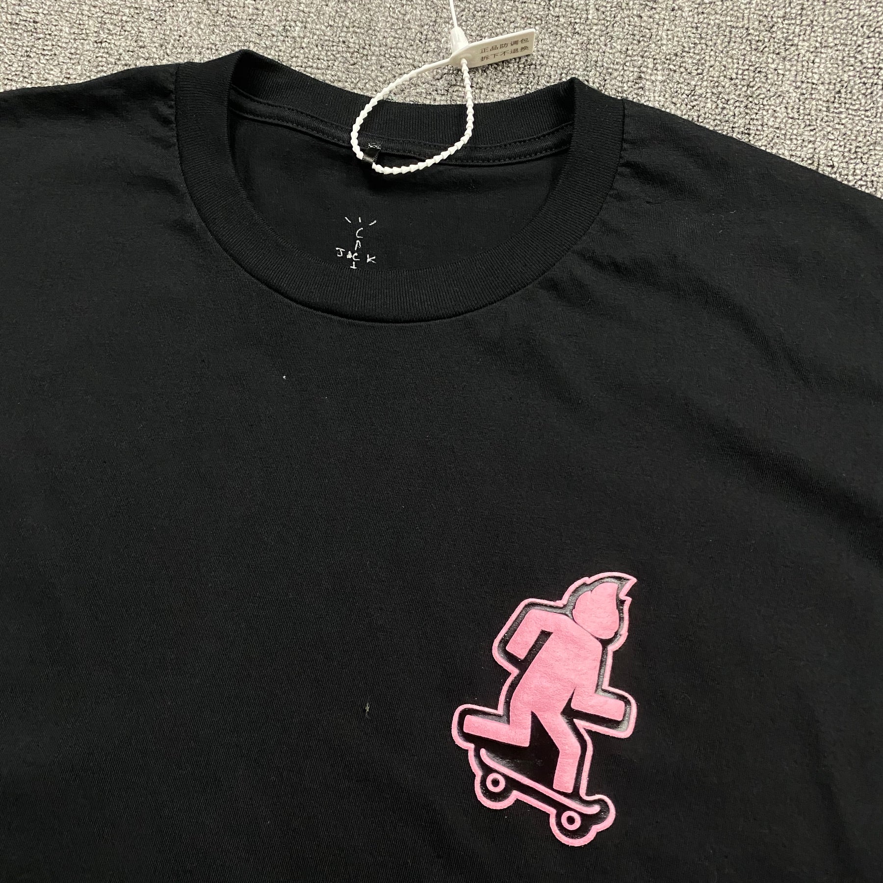 Camisa Cactus Jack “No loitering” ( Preta )