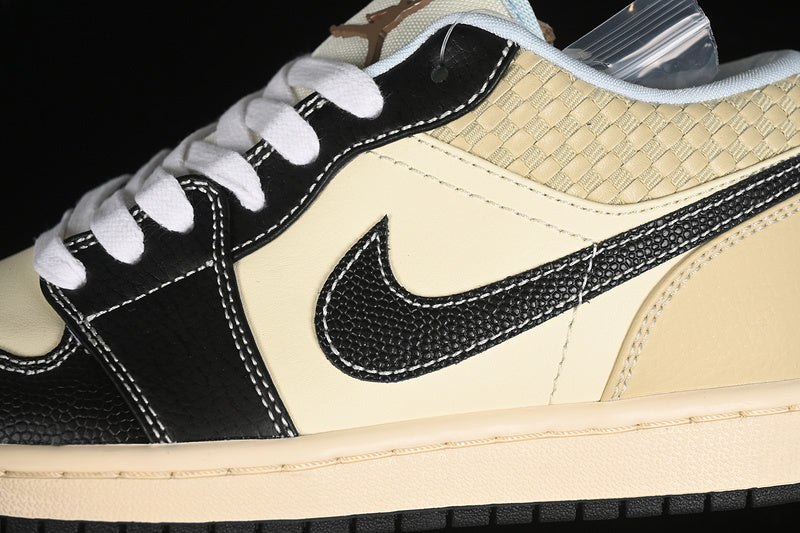 Air Jordan 1 Low “Coconut Milk Black Muslin”