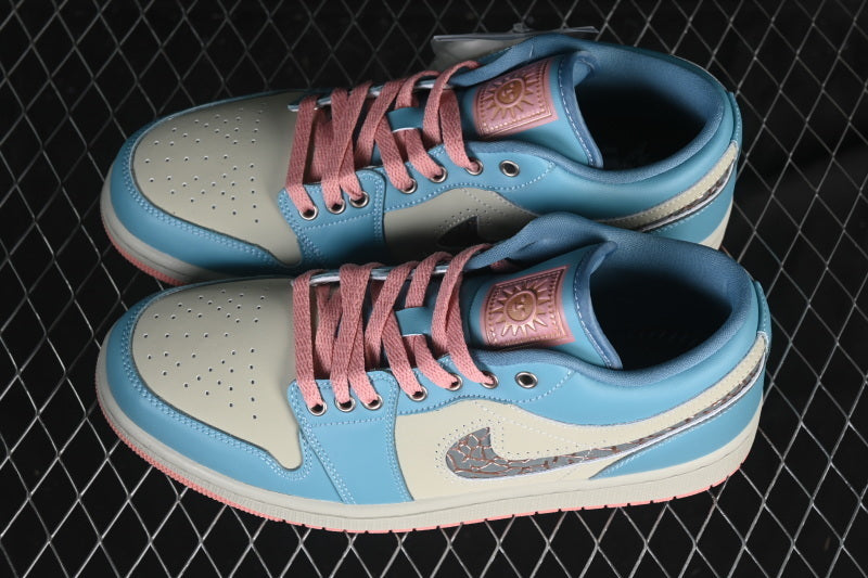 Air Jordan 1 Low “Denim Turquoise Red Stardust”