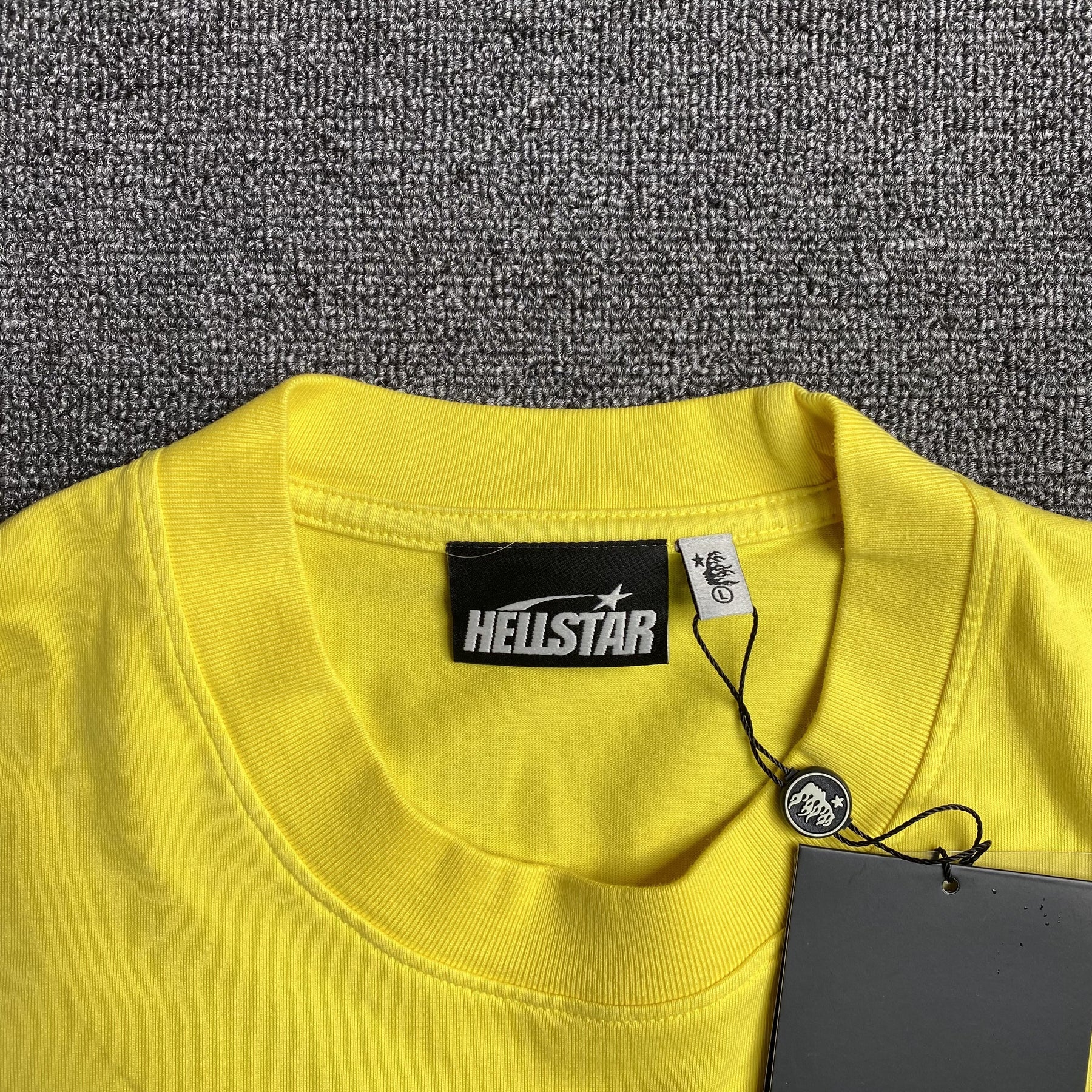 Camisa Hellstar “Crack Print” ( Amarela )