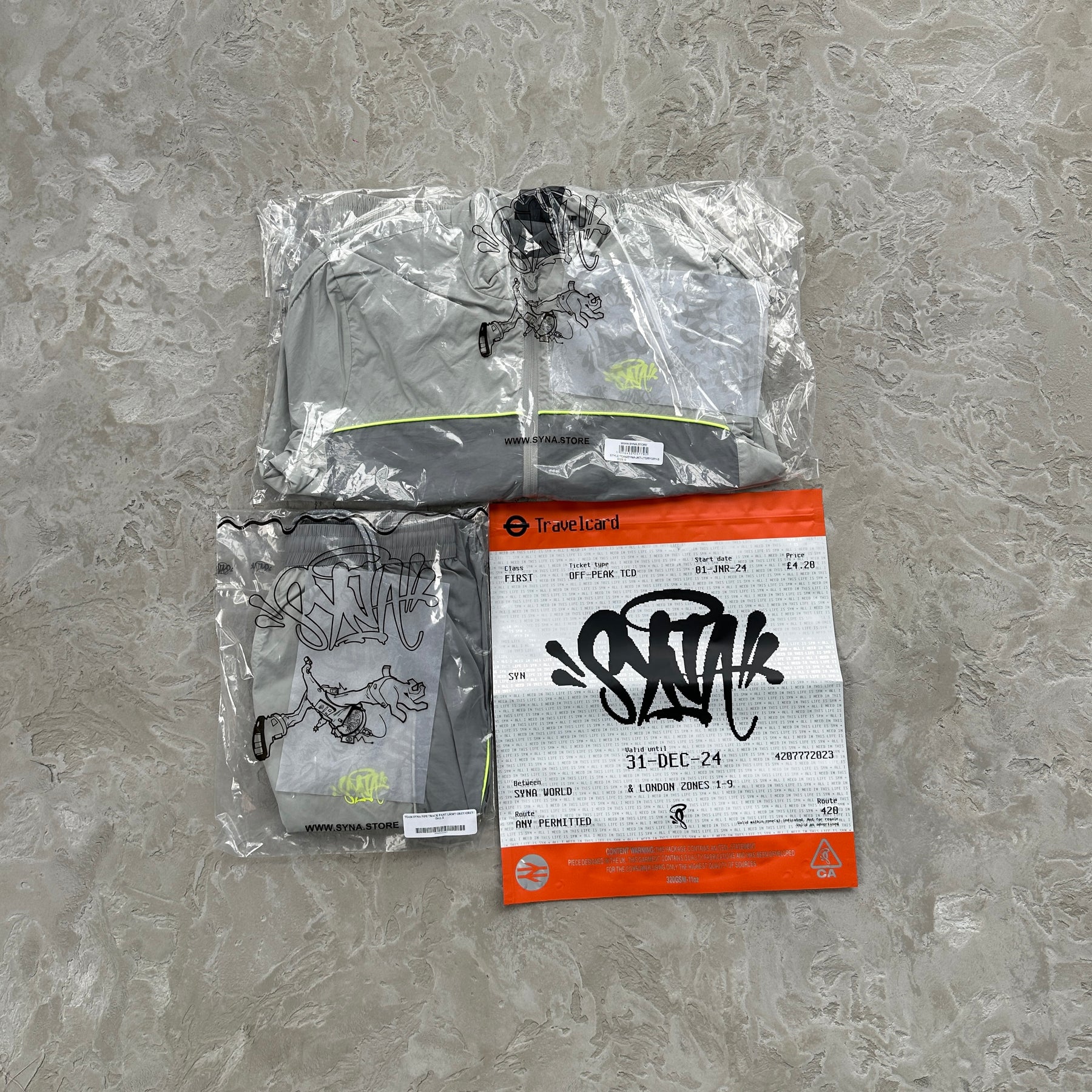 Conjunto Syna World “Team Pipe“ ( Cinza )