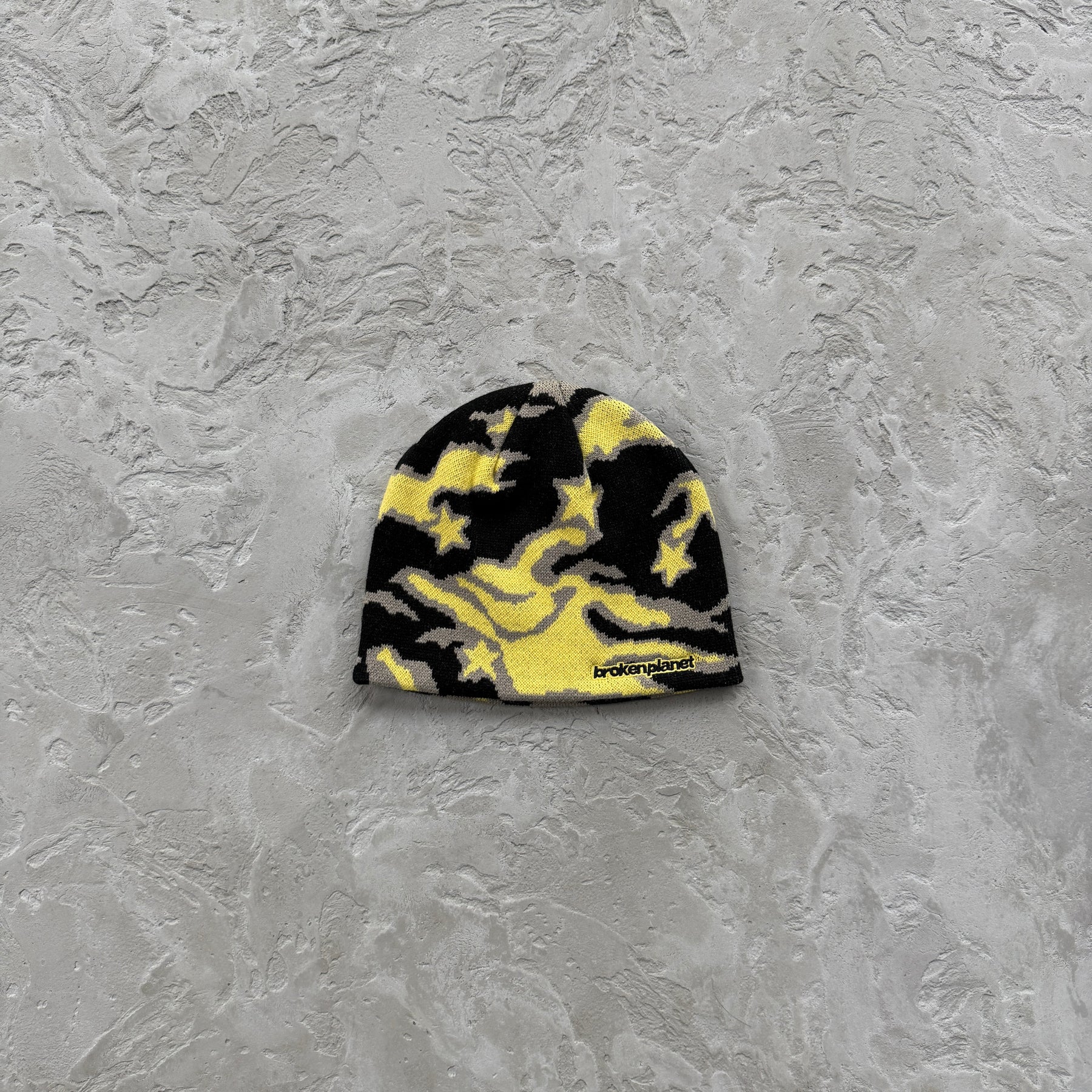 Touca Broken Planet “Star Camo Beanie” ( Amarelo )