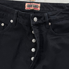 Calça Corteiz “Allstarz Denim Triple Black”