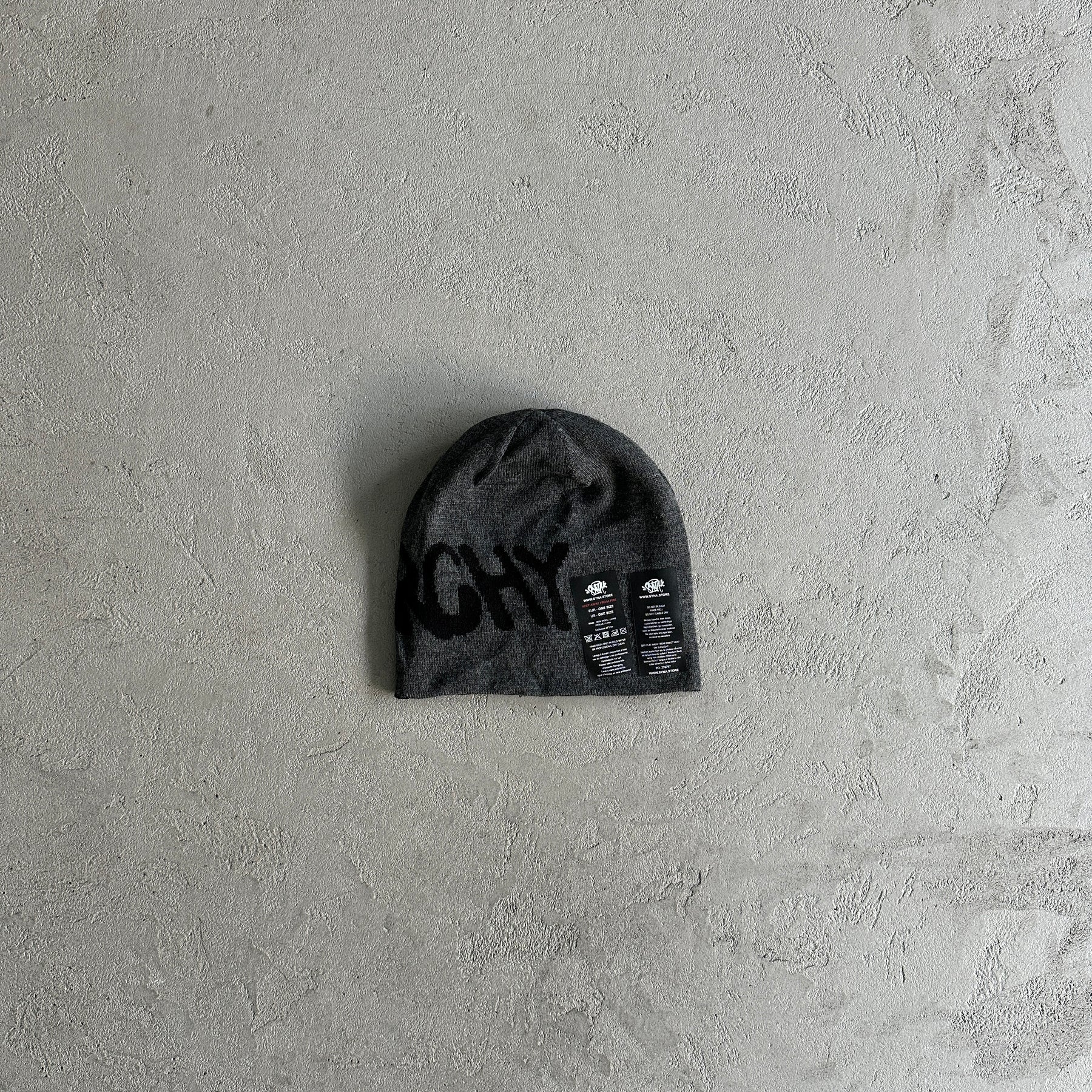 Touca Syna World “Grnblk” ( Preta Com Cinza )