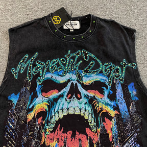 Camisa Majestik “Skull and City”