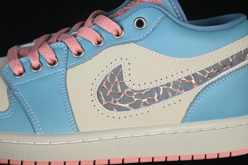 Air Jordan 1 Low “Denim Turquoise Red Stardust”