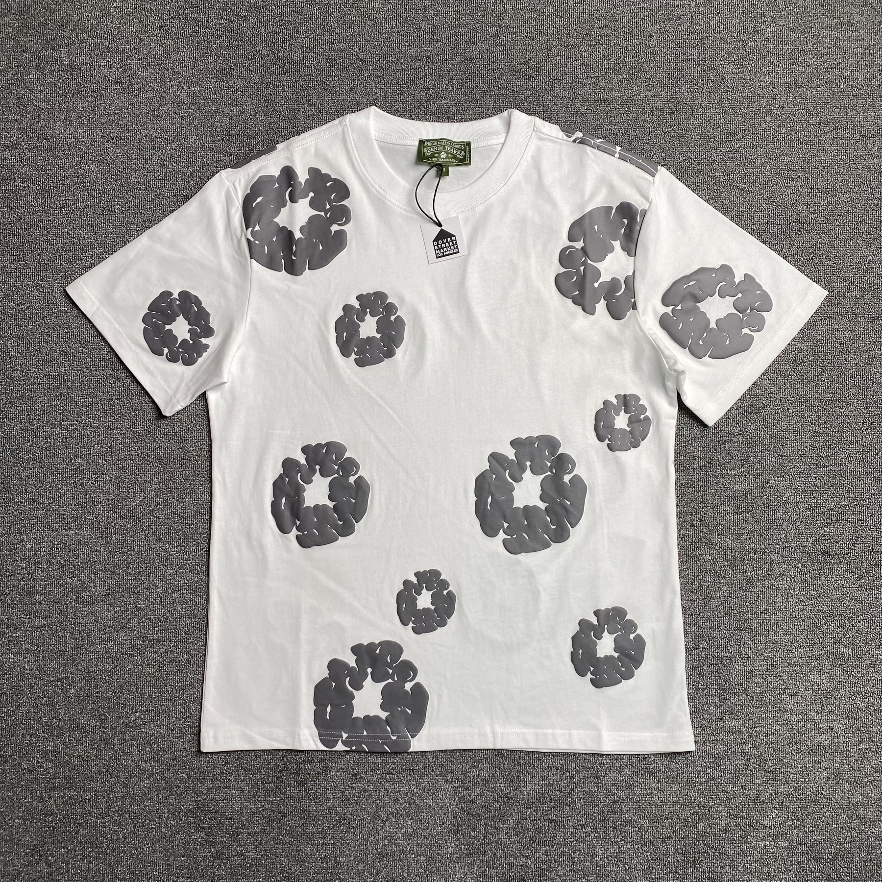 Camisa Denim Tears (Branca e Preto)