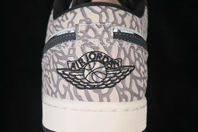 Air Jordan 1 Low "Deep Pewter Elephent Print”