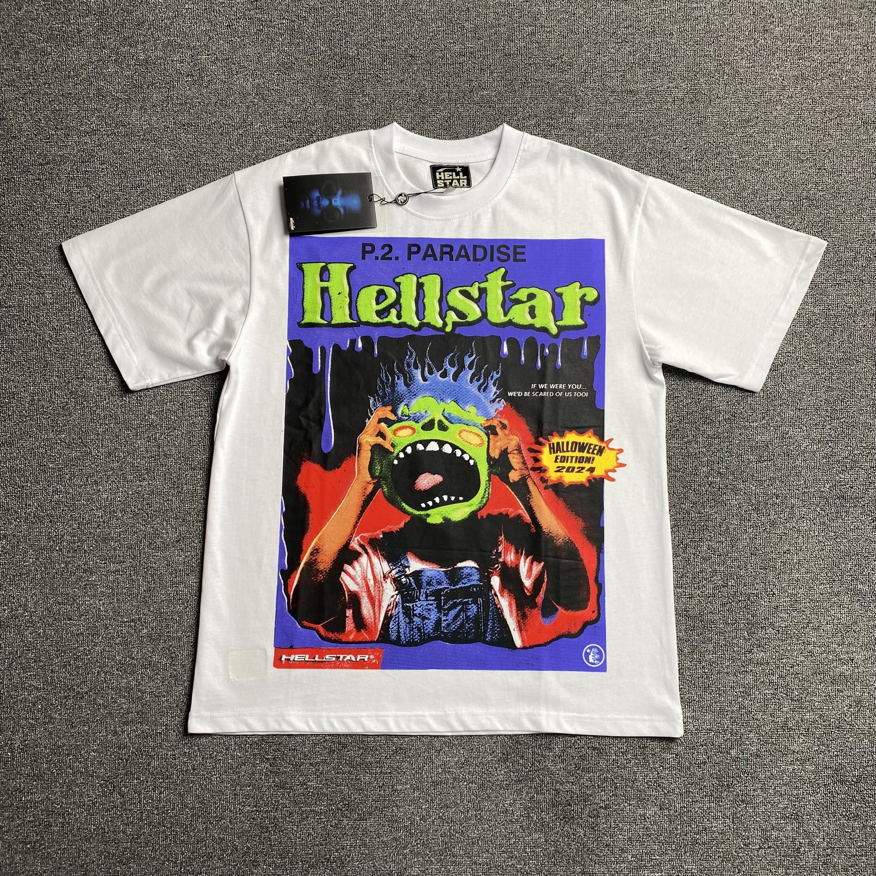 Camisa Hellstar “Horror Book” ( Branca )