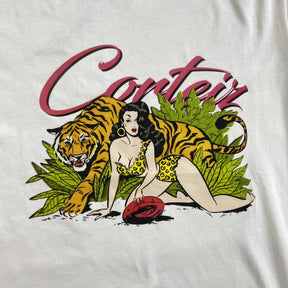 Camisa Corteiz “Tiger Woman” ( Branca )