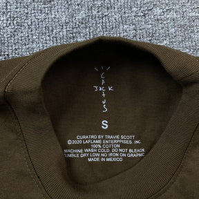 Camisa Cactus Jack ”Sick Mode” ( Marrom )