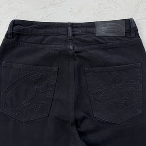 Calça Corteiz “Allstarz Denim Triple Black”