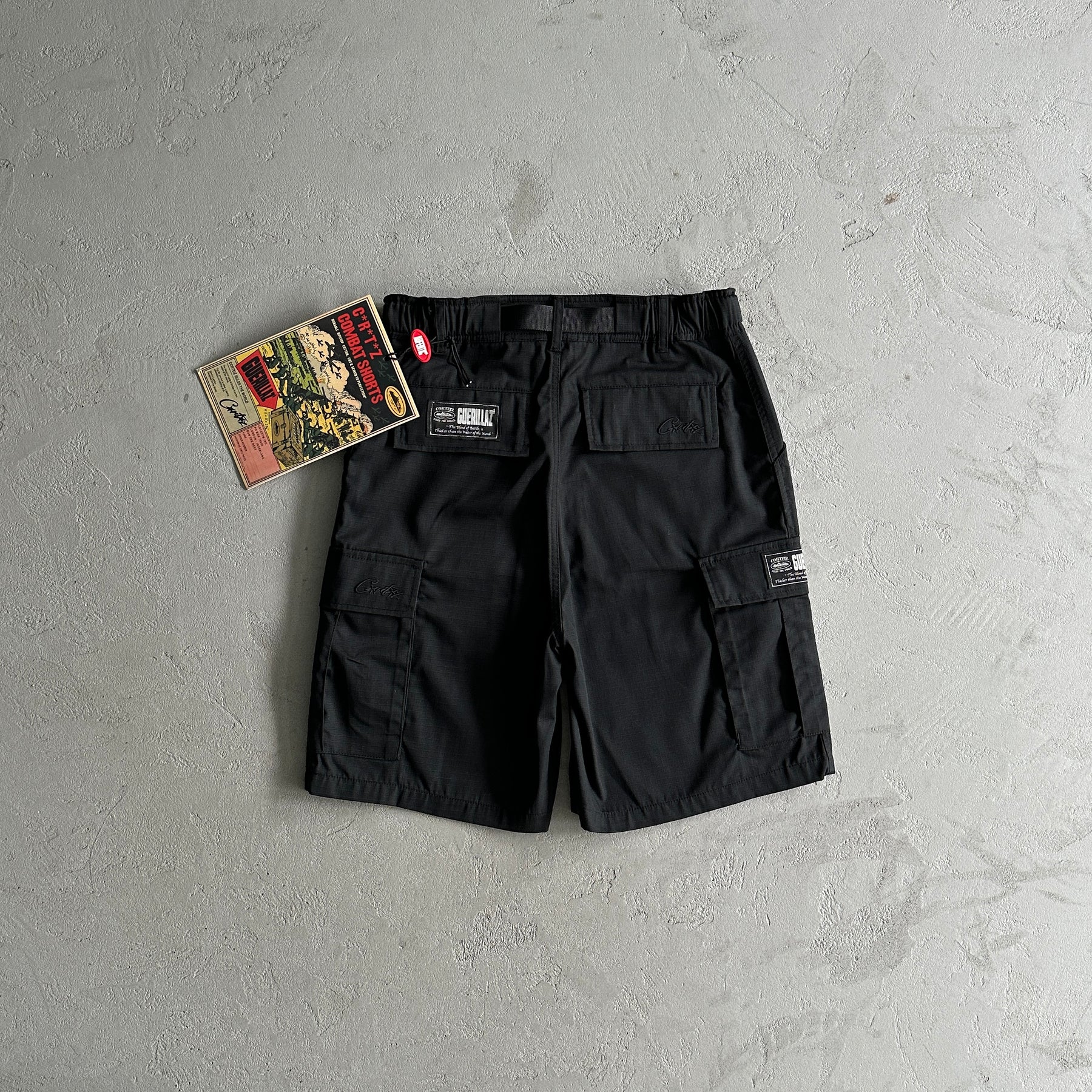 Shorts Corteiz “Og Triple Black”