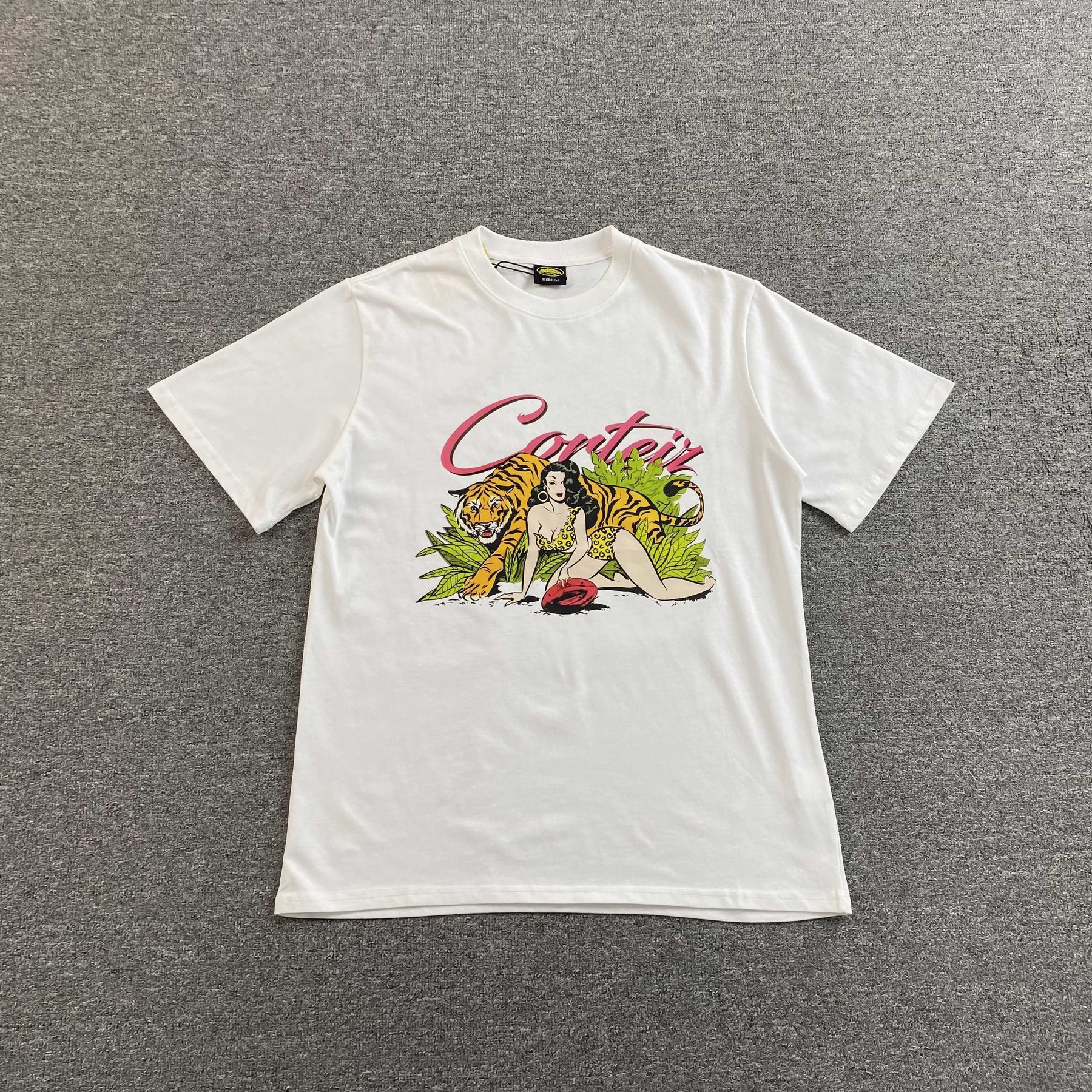 Camisa Corteiz “Tiger Woman” ( Branca )