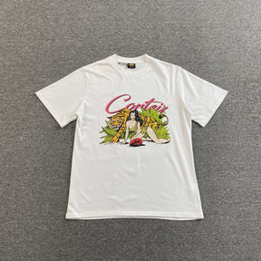 Camisa Corteiz “Tiger Woman” ( Branca )