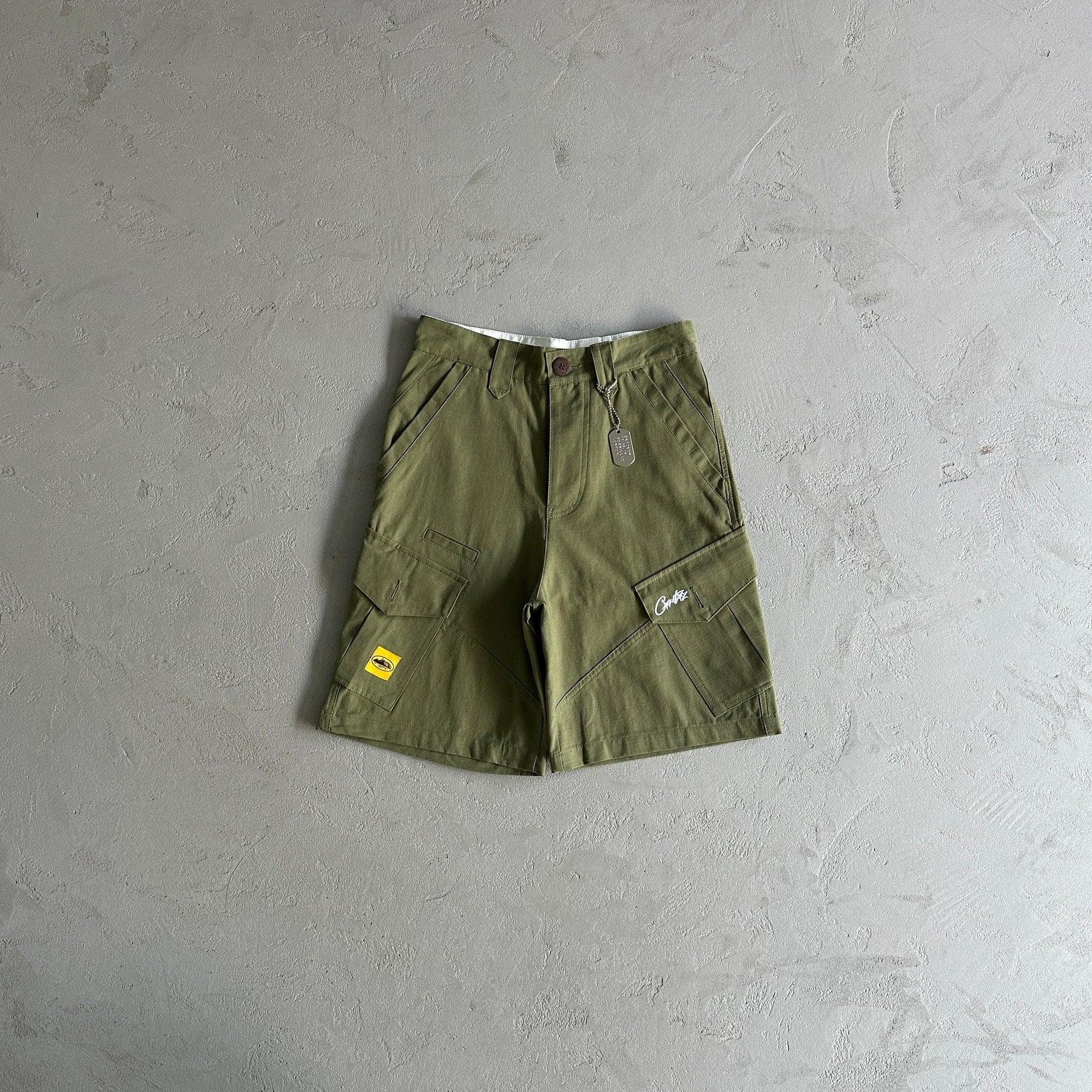 Shorts Corteiz “Slant Pocket Green”