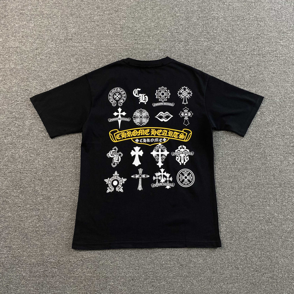 Camisa Chrome Hearts “All Logos” ( Preta )