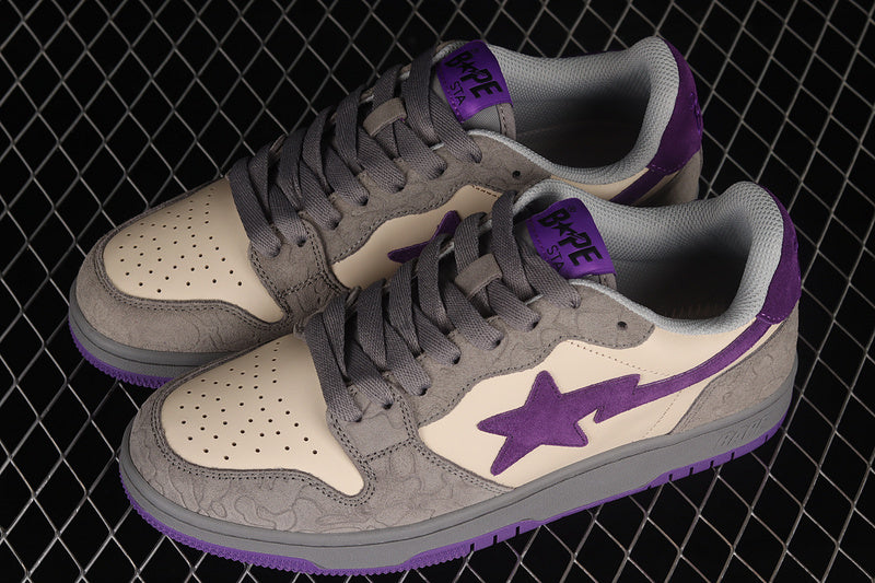 BAPE STA “Mist Grey Royal Purple”