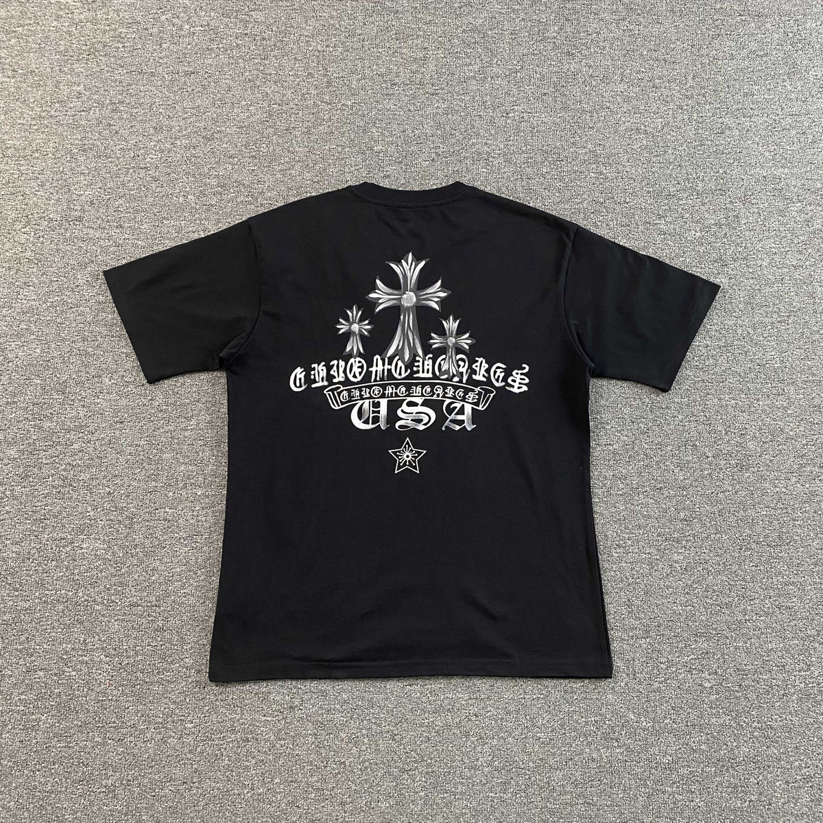 Camisa Chrome Hearts “USA” ( Preta )