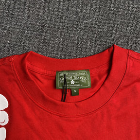 Camisa Denim Tears (Vermelho com Branco)