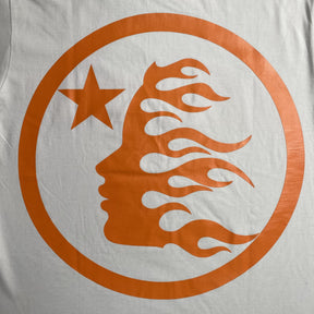 Camisa Hellstar “Classic Normal Print” ( Branca e Laranja )