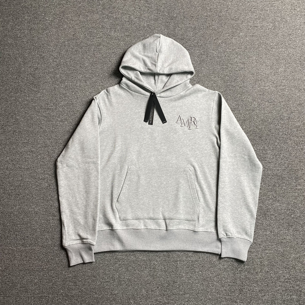 Moletom Amiri “Staggered Hoodie” ( Cinza )