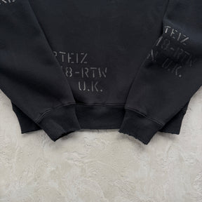 Conjunto Corteiz “HMP Stencil Crewneck” ( Preto )