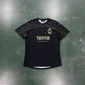Camisa Trapstar “Football Jersey Black Gold” (Its a Secret)