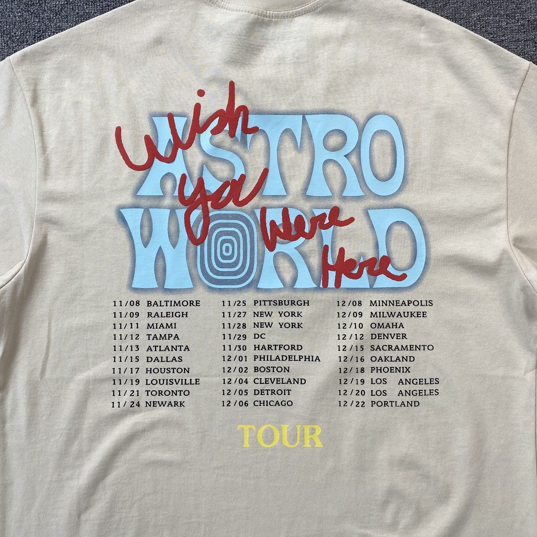 Camisa Cactus Jack ”Astro Worldwide” ( Bege )