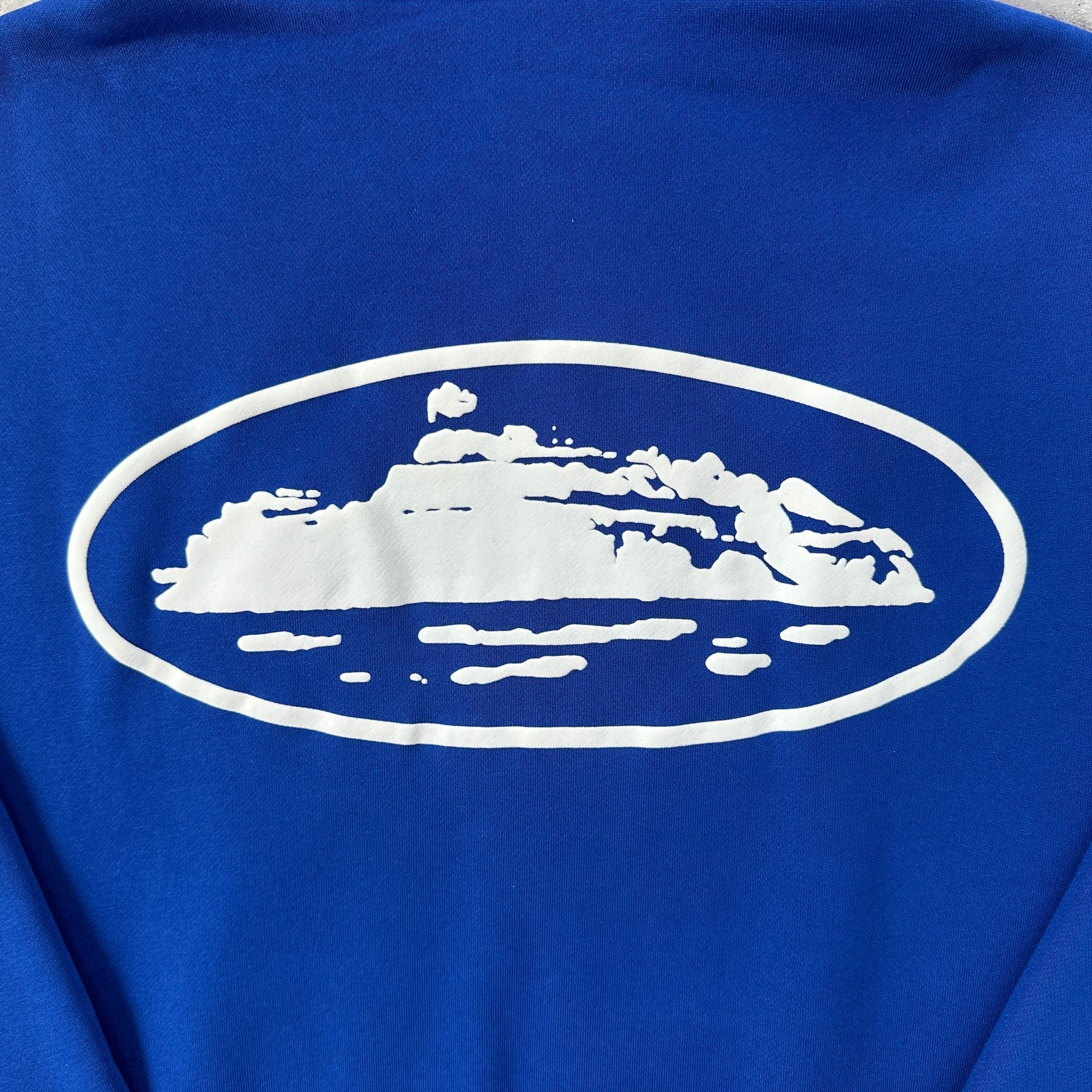 Conjunto Corteiz “Island Puff Print” ( Azul Escuro )