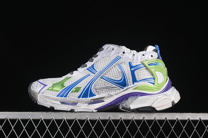 Balenciaga Runner “White Blue Green”
