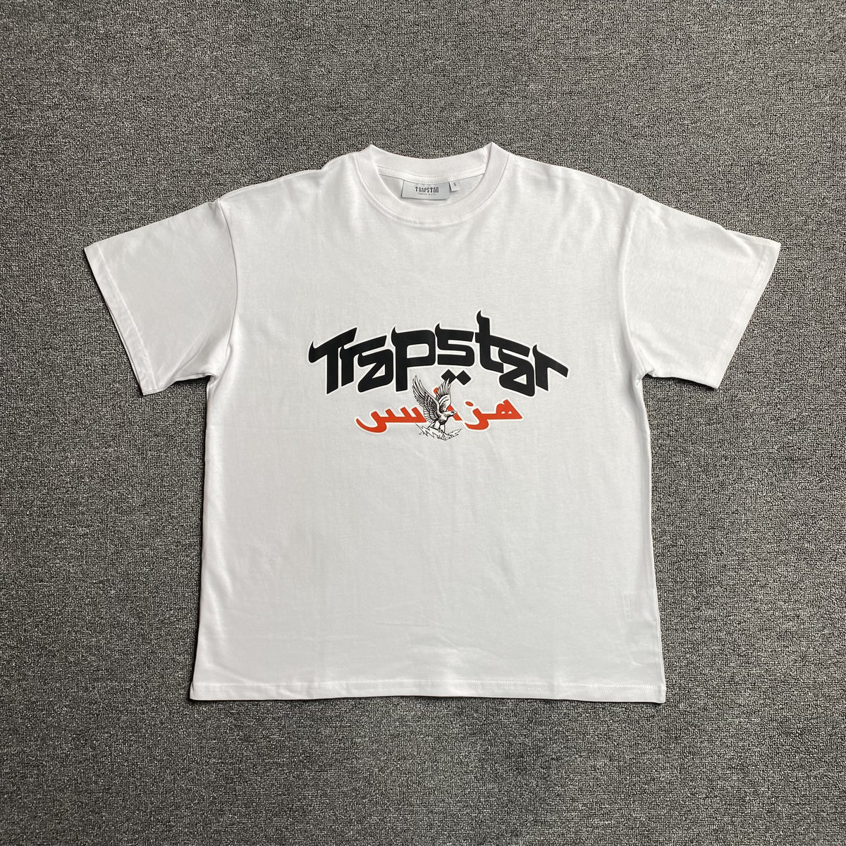 Camisa Trapstar ”Arabic Eagle” ( Branca )