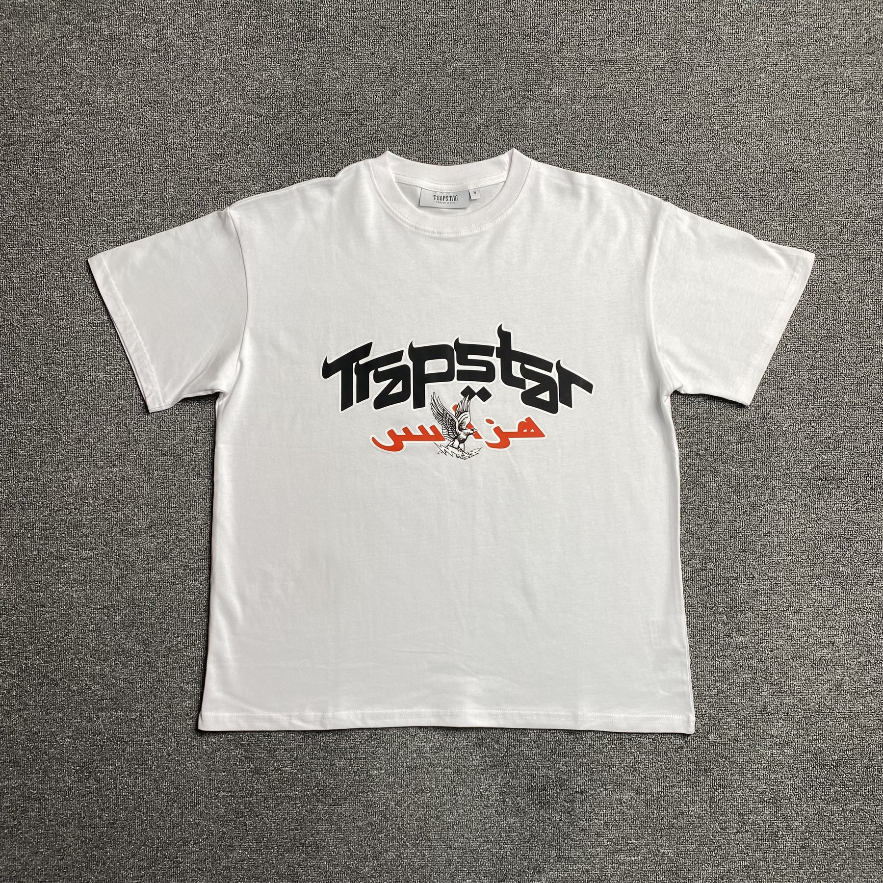 Camisa Trapstar ”Arabic Eagle” ( Branca )