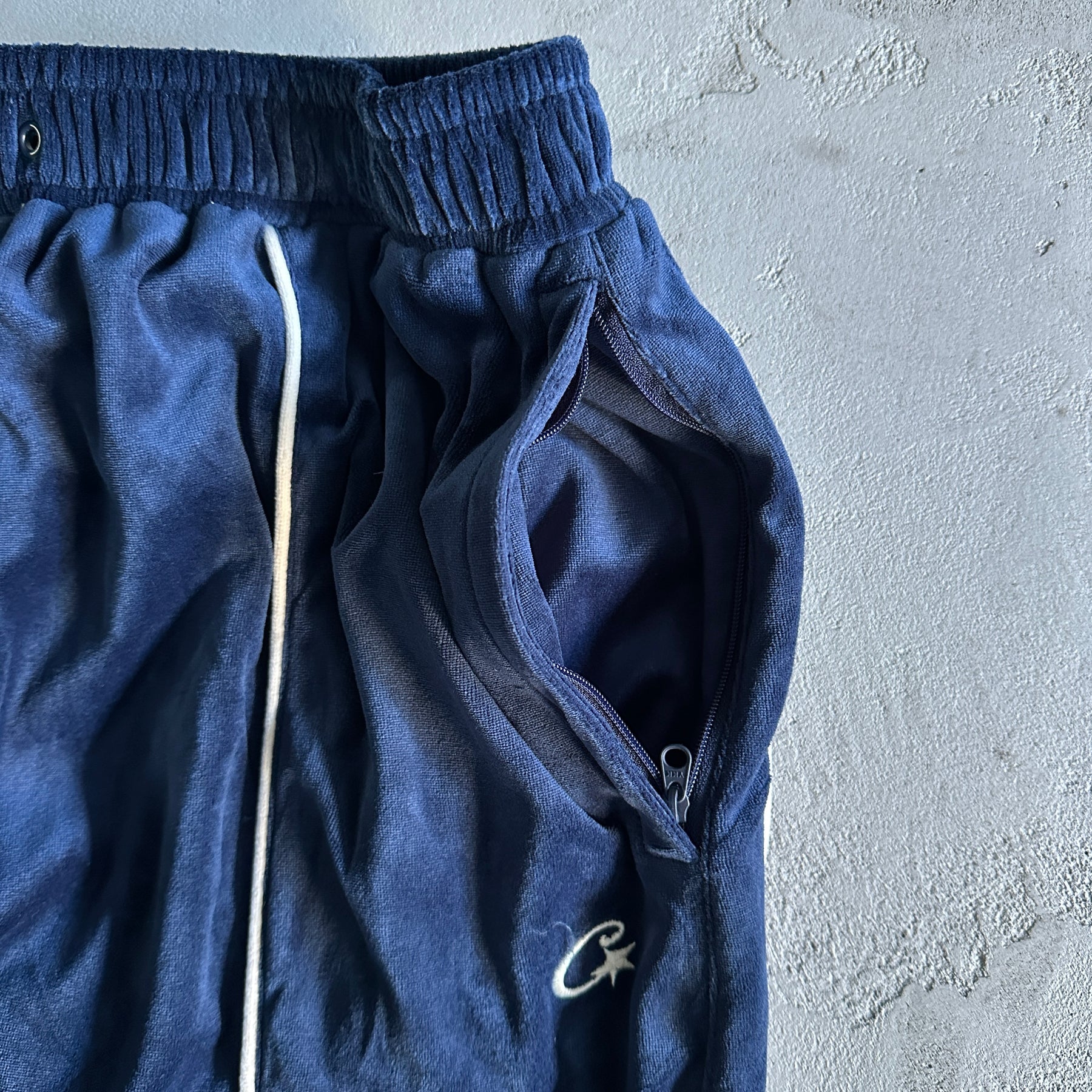 Conjunto Corteiz “Velour Amg” ( Azul )