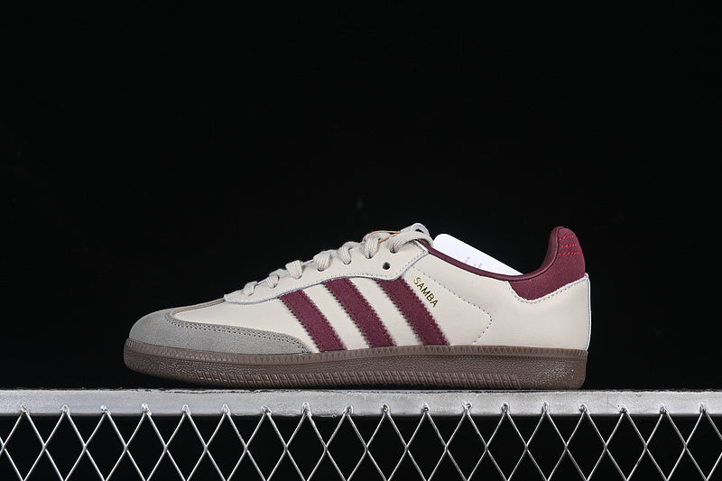 Adidas Samba “Putty Grey Maroon”