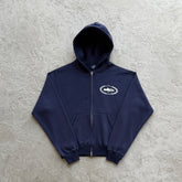 Conjunto Corteiz “Cortears Royale Zip” (Navy)