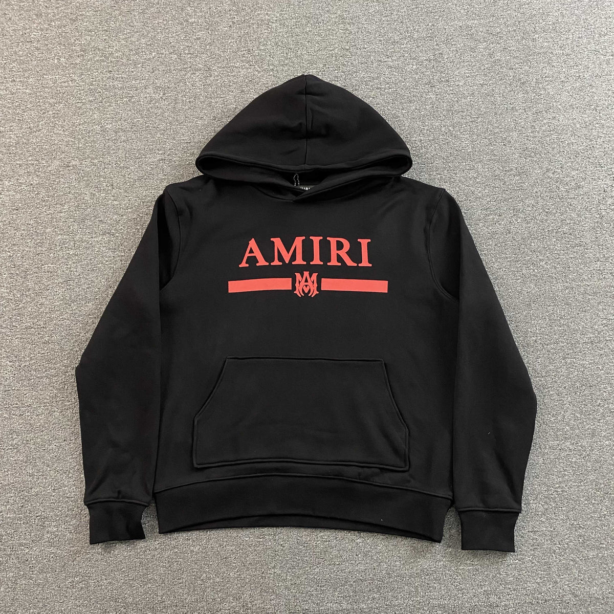Moletom Amiri “Amiri Bar Logo” ( Preto com Vermelho )